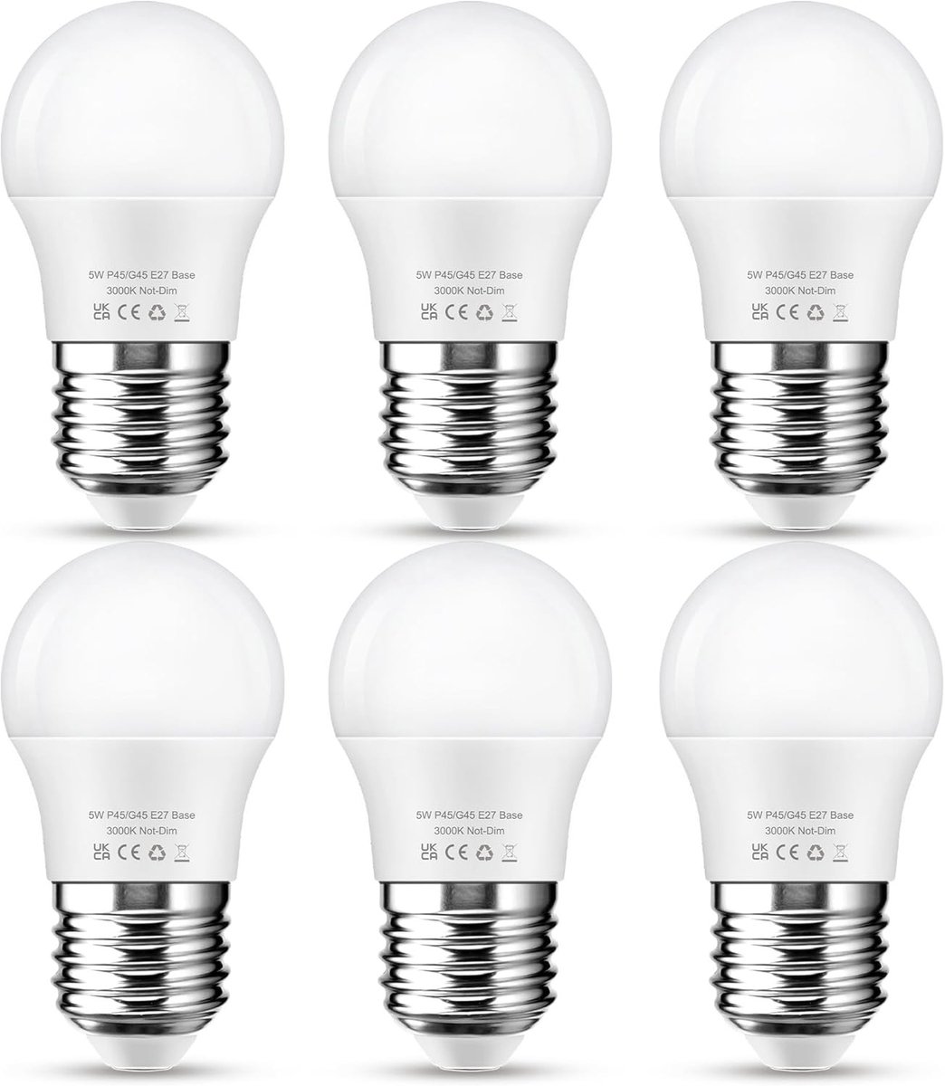 LED Gloeilamp - Warmwit - 5W - E27 - Voor Binnenverlichting