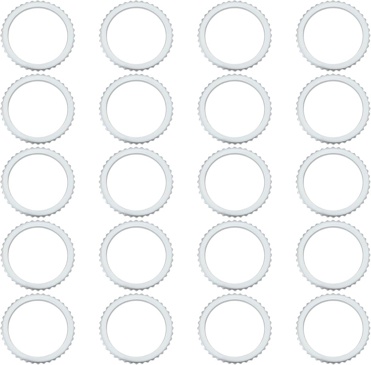 SnelShoppen - 20 Stuks Cirkelzaagblad Verkleinring Zaagblad Bushing Voor Cirkelzaagblad Snijdisk 25.4x20x1mm - Voor Houtbewerking en Algemeen Gebruik