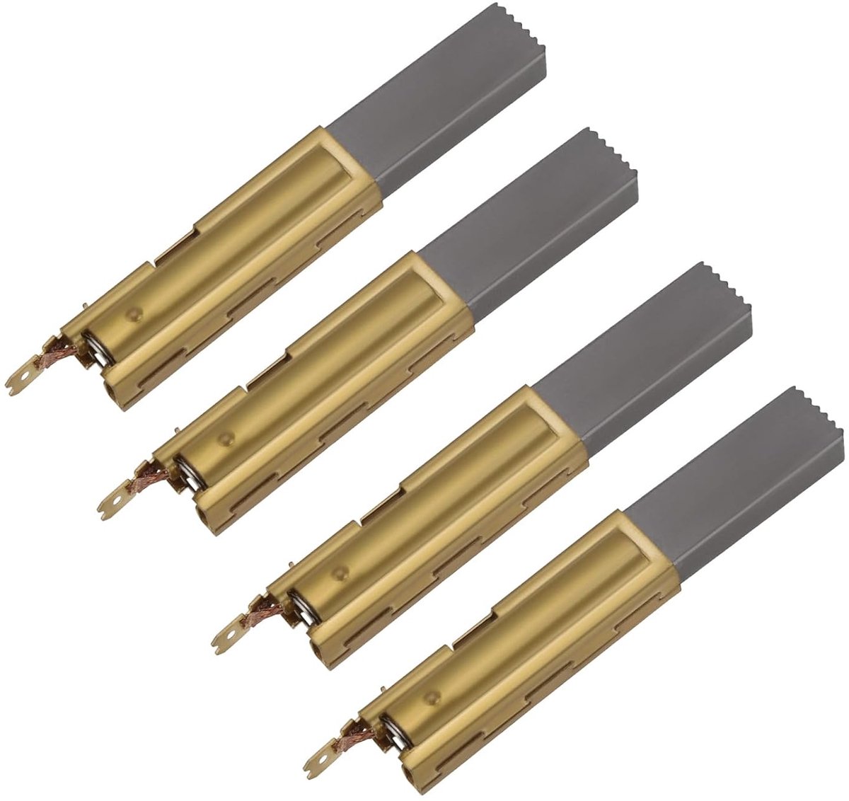 SnelShoppen - 4 Stuks Motor Koolborstels 32mm x 11mm x 6.3mm Voor Karcher, Hoover, Vax Natzuiger - Verbeterde Prestaties, Hoge Temperatuur Weerstand