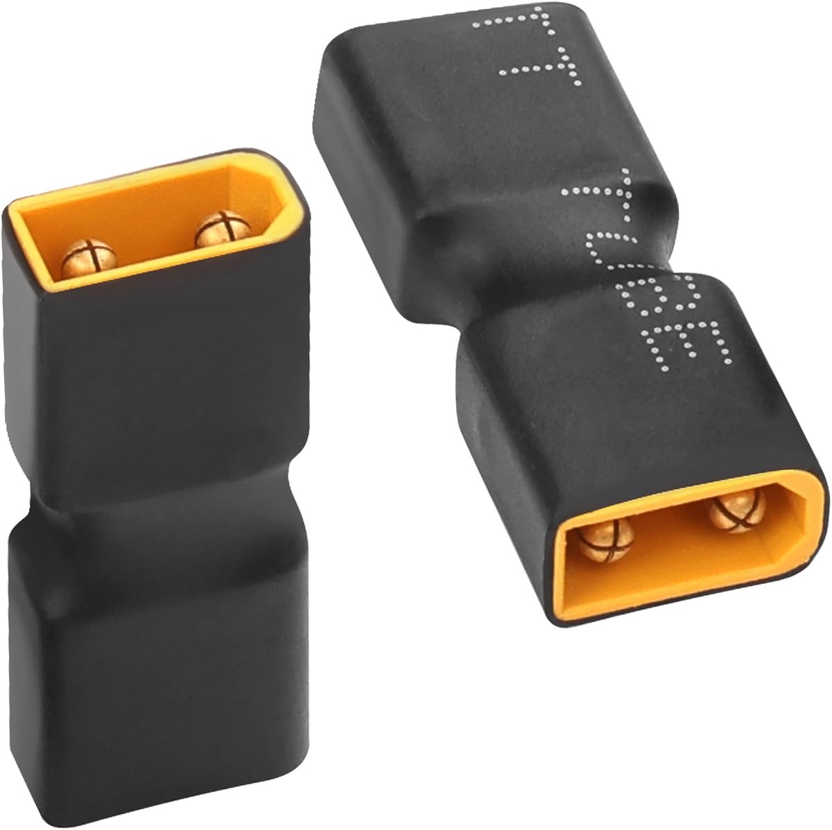 QIANRENON XT90 Aeromodelism Battery Connector Extender Plug Gold XT90 Plug to XT90 Plug Li-ion Battery Extension - ShopVlot