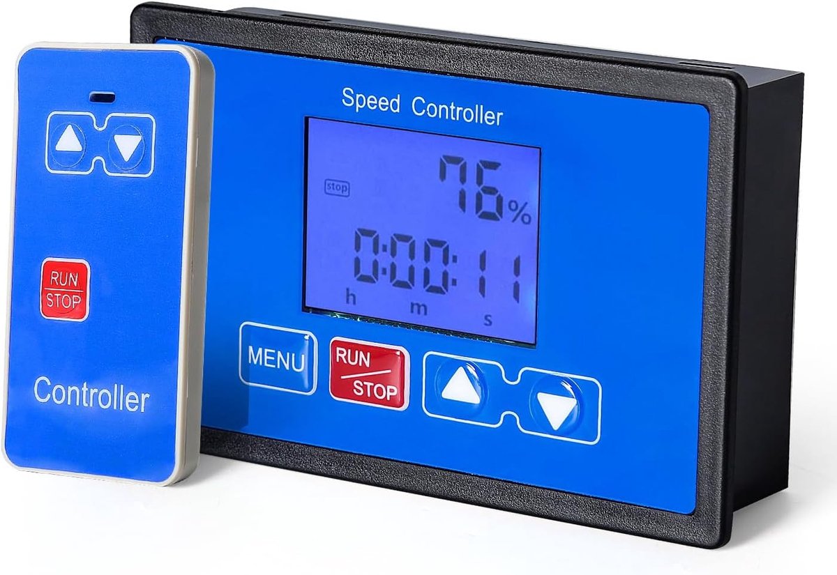 DEWIN DC Motor Speed Controller, 0-100% Adjustable Wireless Remote Control DC Motor Speed Controller DC 6.5-55V 30A - ShopVlot