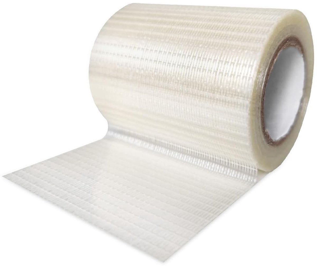 Duurzame reparatietape voor luifels, zeilen en boothoezen - Waterdicht, transparant, 8 cm x 12 m