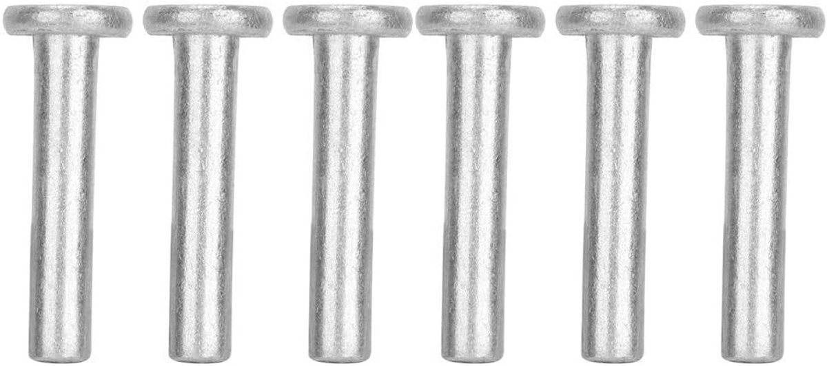SnelShoppen - 100 Stuks Gb867 M4 Solide Popnagels met Platte Kop, Aluminium Popnagels, Rivet Kit voor Meerdere Toepassingen, Corrosiebestendig en Duur