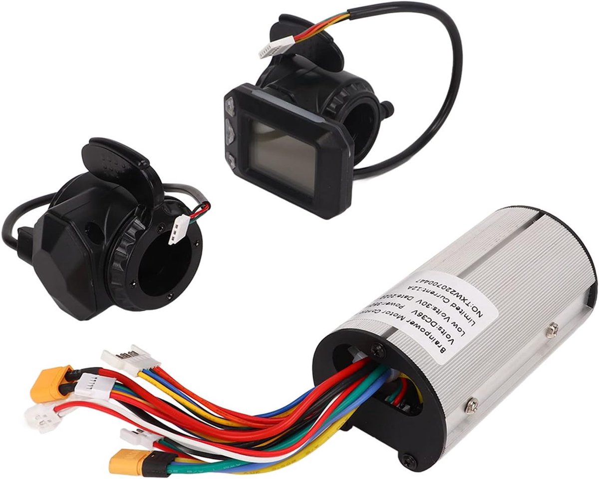 SnelShoppen - 36V Scooter Motor Driver 350W 12A Elektrische Skateboard Controller met Live Display Paneel voor Veiligheid en Betrouwbaarheid