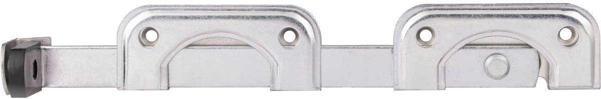 Alberts 209803 slaggrendel voor dubbele poort | speciaal voor smalle framebalken | galvanisch verzinkt, gechromateerd | 335 x 52 mm