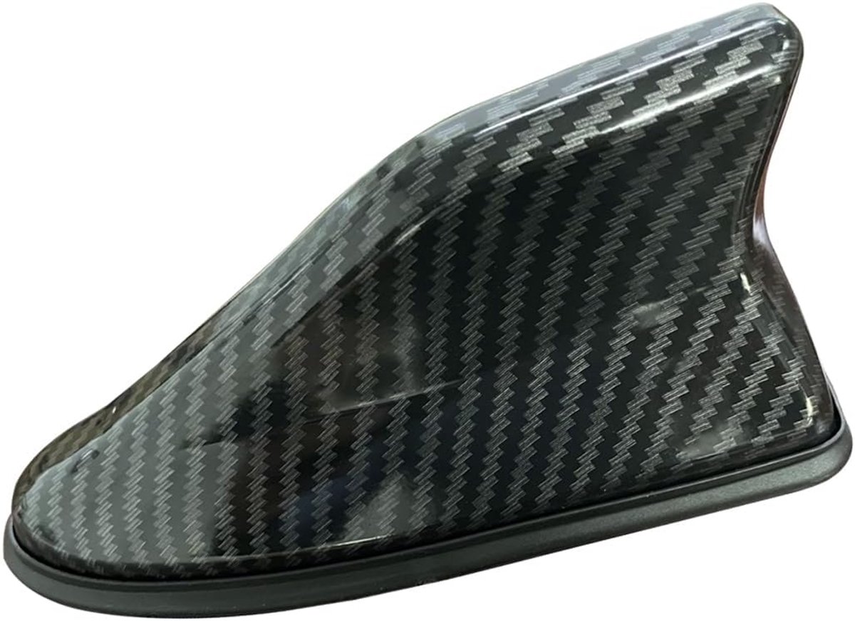 SnelShoppen - Car Shark Fin Antenne Cover FM/AM Antenne van ABS met Lage Windweerstand voor SUV, Trucks, Van, Auto Tuning (Carbon Fiber)