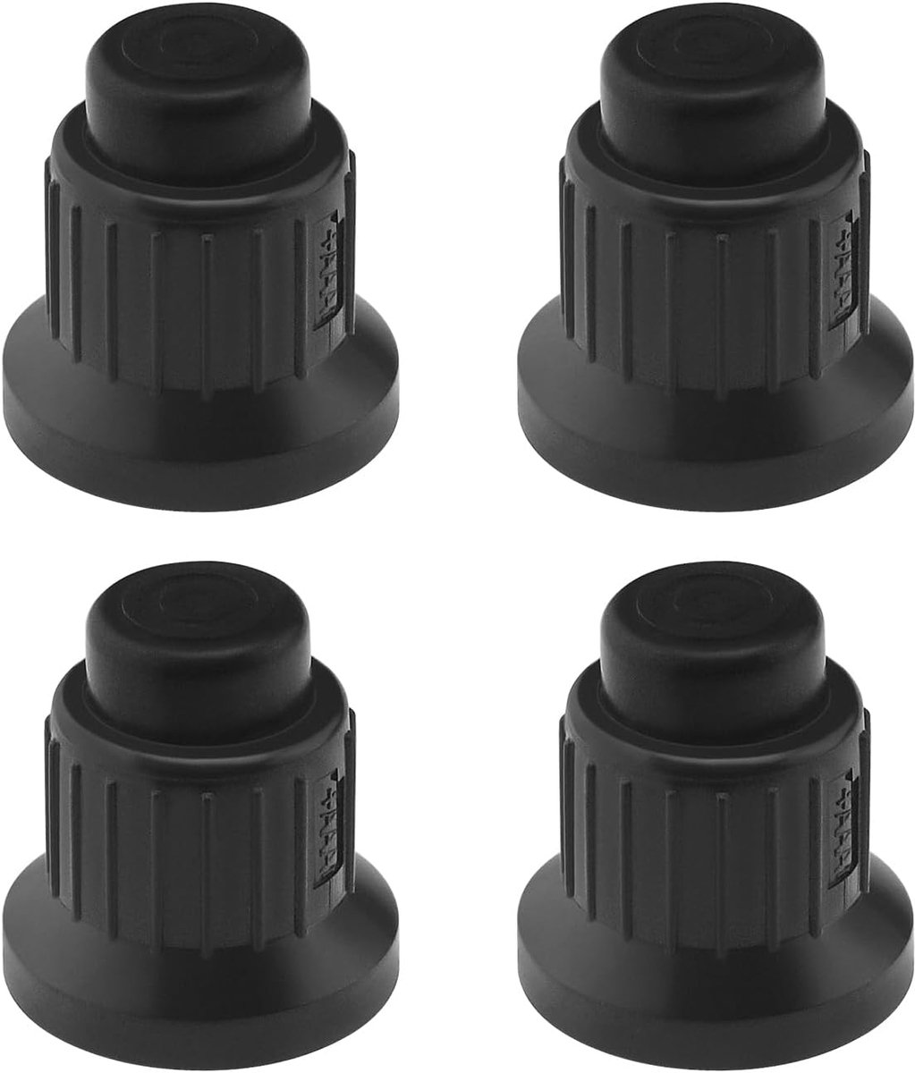 SnelShoppen - 4 Stuks AAA Ontsteking Knopkap Batterij Drukknop Ontsteking Cap voor Gas Vuurkorf BBQ Grill Barbecue Vonk Generator