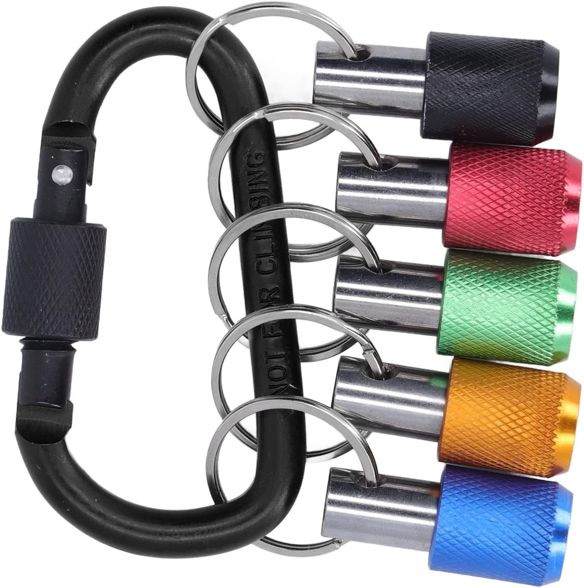 SnelShoppen - Bit Houder, Sleutelhanger, Boorhouder, Snelle Ontgrendelingsschroevendraaier Bit Verlengstang, Sleutelhanger voor 1/4 Inch Hex Shank Bit