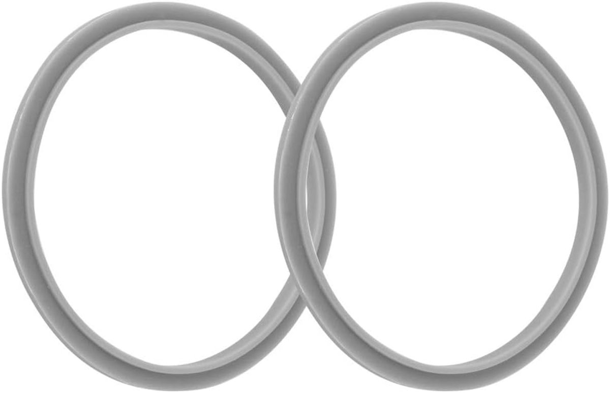 SnelShoppen - Nieuwe Vervangende Rubber Sealing Ring Gaskets voor Nutri Bullet Juicer 900W - Perfect Passend - Silicone Materiaal - Wit - 2 Stuks