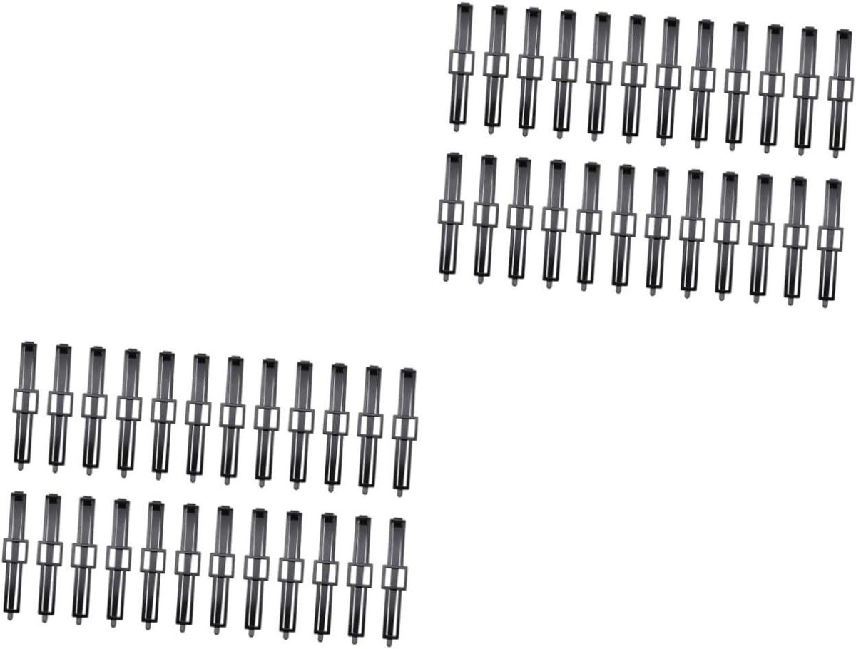 Haarspeldjes Metaal - Bloem Haarclips - Haar Styling - Duurzaam Metaal - 7 x 2 x 1 cm - Zwart