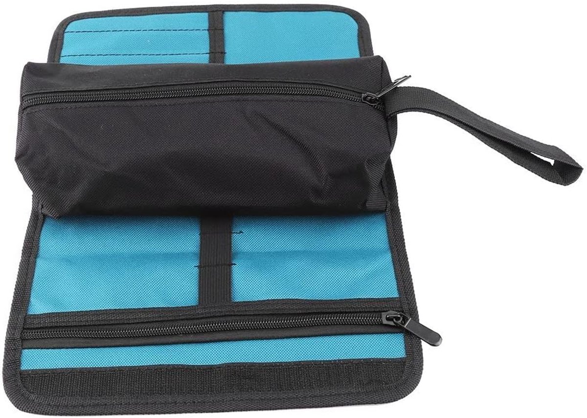 SnelShoppen - Tooltas, Gereedschap Roll Pouch, Draagbare Opvouwbare Gereedschaps Organizer, Elektriciens Gereedschap Opbergtas Oxford Stof Rol Tas met