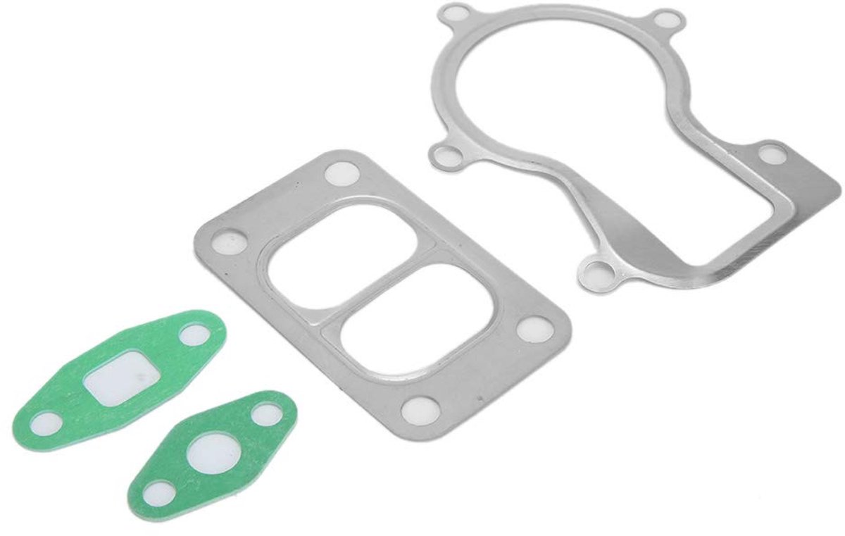 SnelShoppen - HX35 Turbo Gasket Kit, RVS Turbo Gasket voor Holset HX35 HX35W, Eenvoudig te Installeren, Compleet Gasket Set voor Turbo-Olie Inlaat en