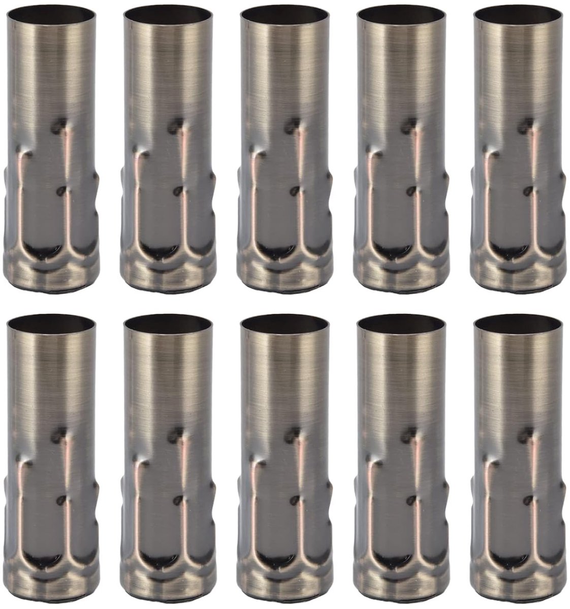 10pcs Candle Light Fitting,Metal Tube For Candle Lamp Holder Chandelier Lighting Fixture Socket Kit For E14 Lamp - ShopVlot