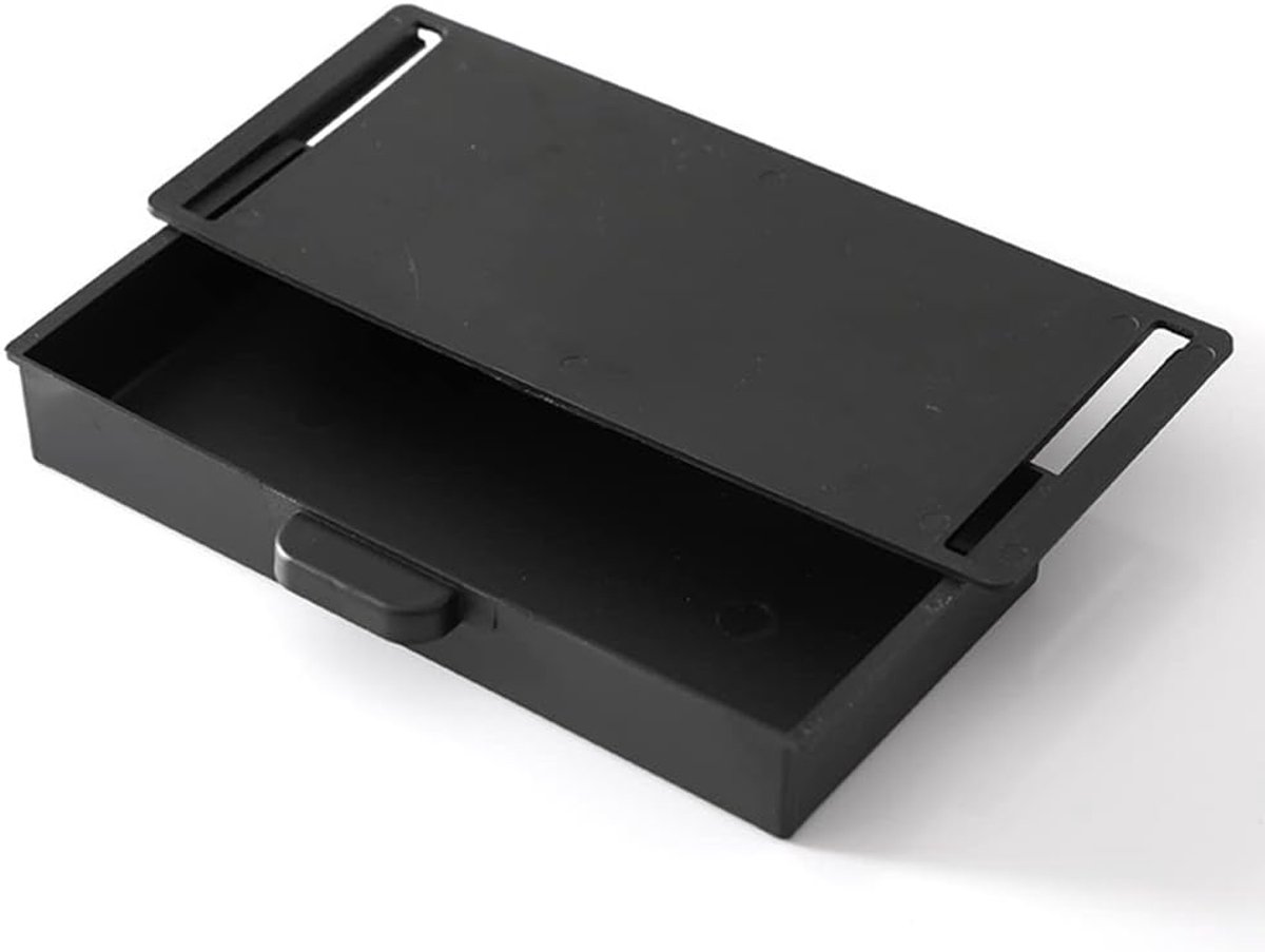 SnelShoppen - Under Desk Drawer Organizer - ABS Lade Organizer met Zelfklevende Opslagdoos voor Bureau, Thuis, School - Perfect voor Potloden, Make-up