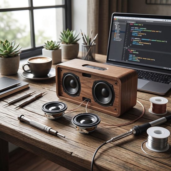 SnelShoppen - Stereo Speakers 2x3W 4 Ohm - Complete Speaker Set voor Mini Versterkers - Robuuste Metaalbehuizing - Ideaal voor Thuis Geluid en Muziekw — afbeelding 3