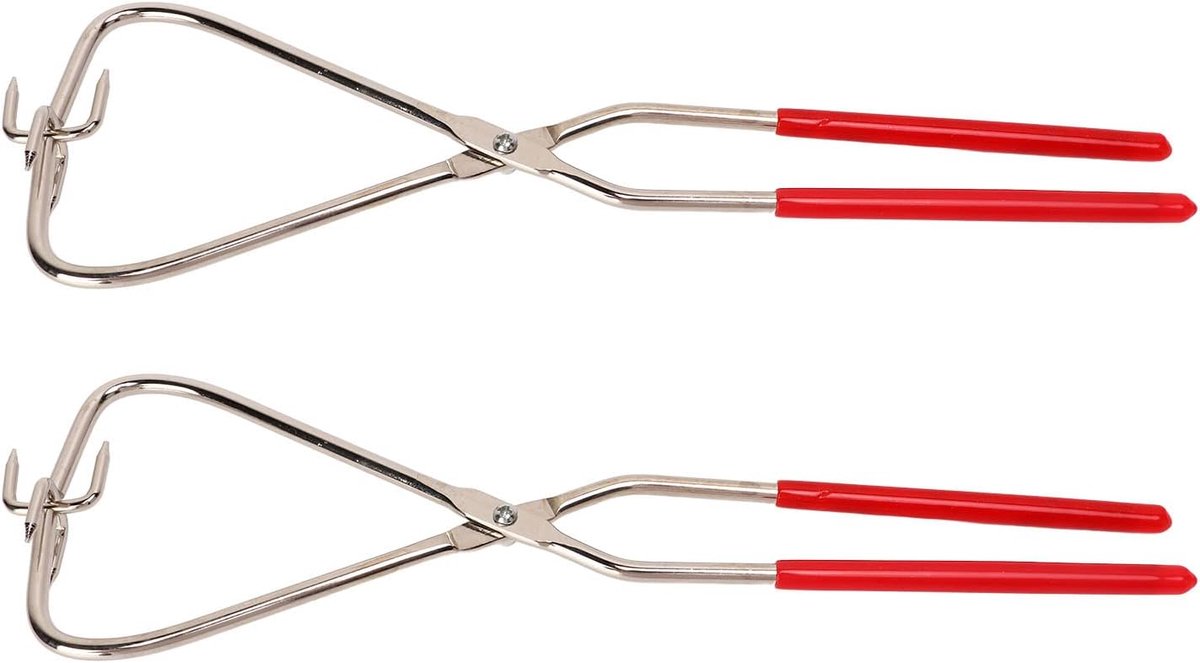 SnelShoppen - 2 Delige Beeldhouwtang Set, RVS Gereedschap voor Kleimodelleren, Glazuren en Oveninteractie, Essentieel voor Creatieve Klussen