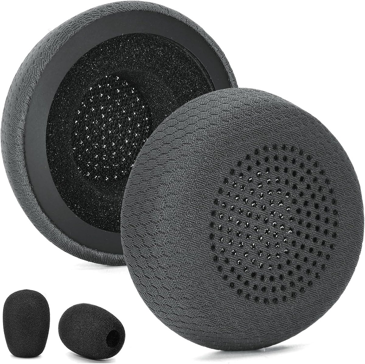 SnelShoppen - Vervangende Titanium Mesh Oorkussens - Geschikt voor Logitech Zone Wireless/Zone Wireless Plus/Zone 900 Hoofdtelefoon - Perfecte Pasvorm