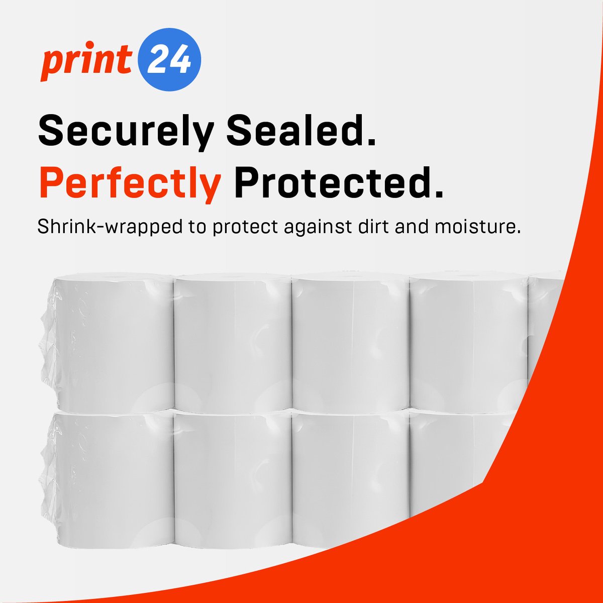 NIEUW: print24 Thermische Rollen / Kassarollen, 60 Rollen, 57mm x 50mm x 12mm, 32m, Testwinnaar, PEFC-gecertificeerd, BPA-vrij, voor EPSON, IBM e.a.