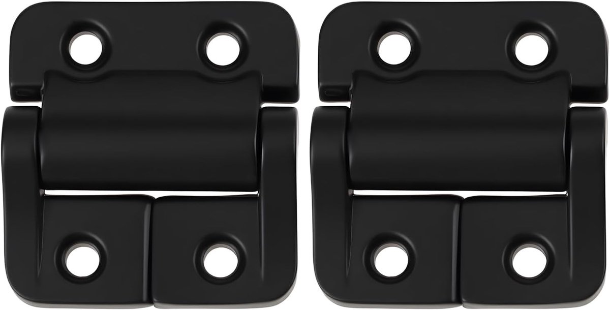 SnelShoppen - 2 Stuks Demping Zinklegering Scharnier 1.0N·m 38x40mm Voor Schepen, Kasten, Kast Deuren, Display, Beugels