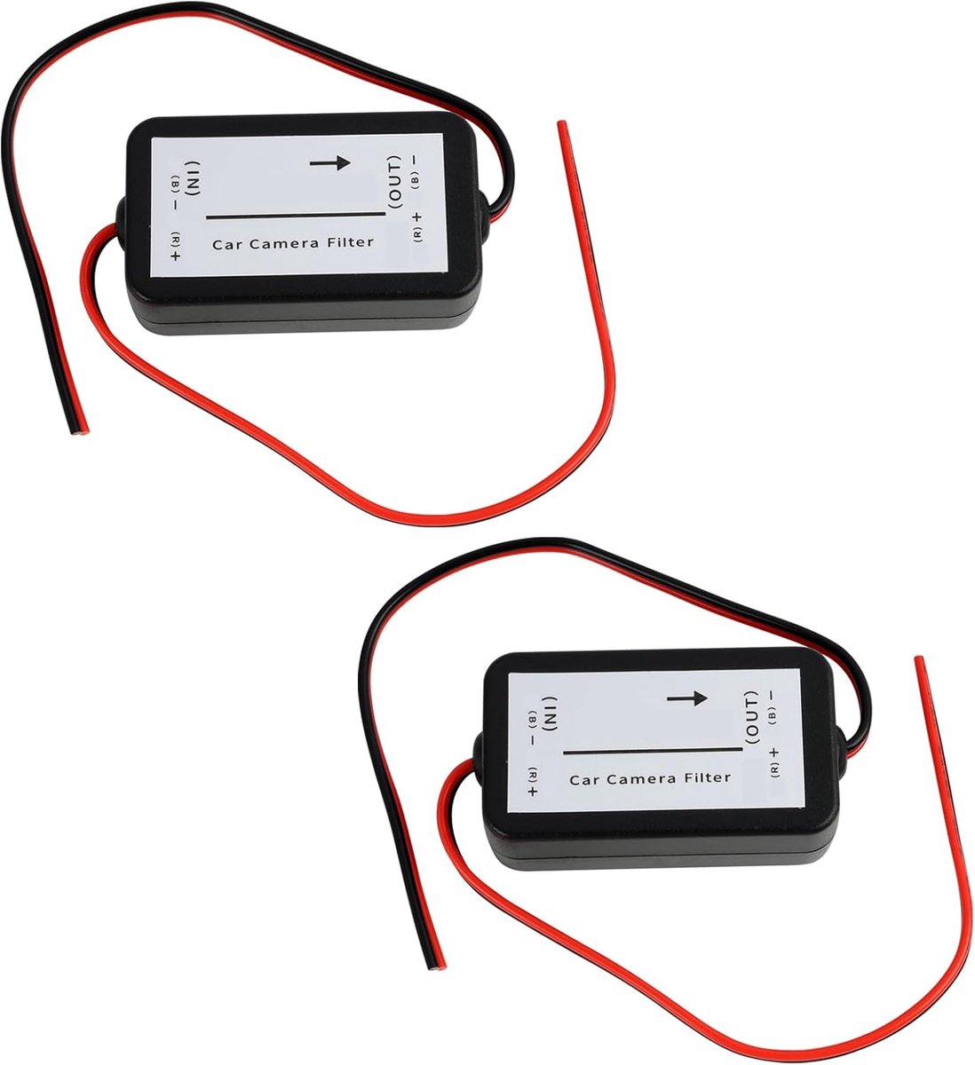 SnelShoppen - 2 Stuks Achteruitrijcamera Filter 12V DC Stroom Relay Condensator Rectificator, Stabiliseer Voeding voor Achteruitrijcamera Systemen