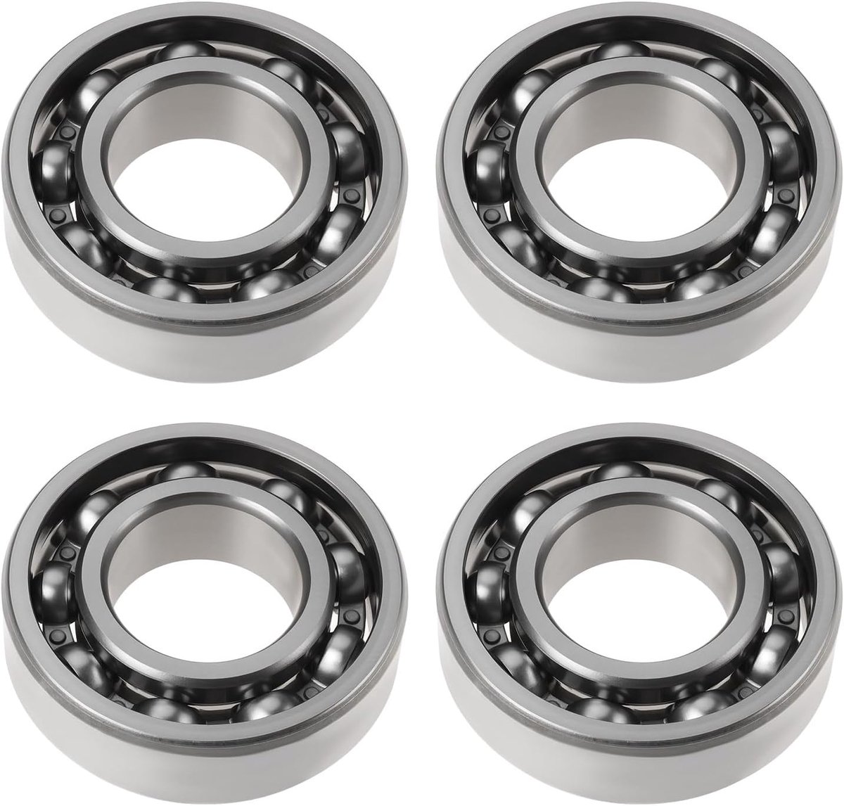 SnelShoppen - 4 Stuks Drum Aandrijving Versnellingsbak Lager CMS10 Geschikt voor Cementmixer Minimix 140 150 - Duurzaam Staal - 20mm Binnen 42mm Buite