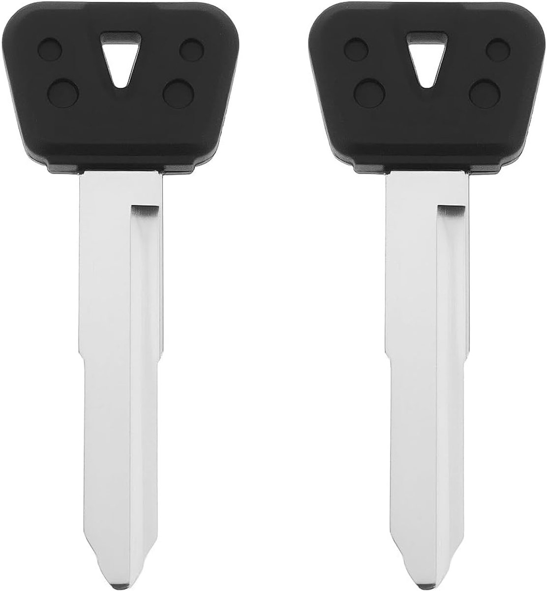 SnelShoppen - 2 Stuks Lege Ongeknipte Sleutels Compatibel met Yamaha SVS400 FJR1300 R1 R6 FZ1 FZ6 FZ8 FZ10 XJR400 SR400 XJR1200 XJR1300