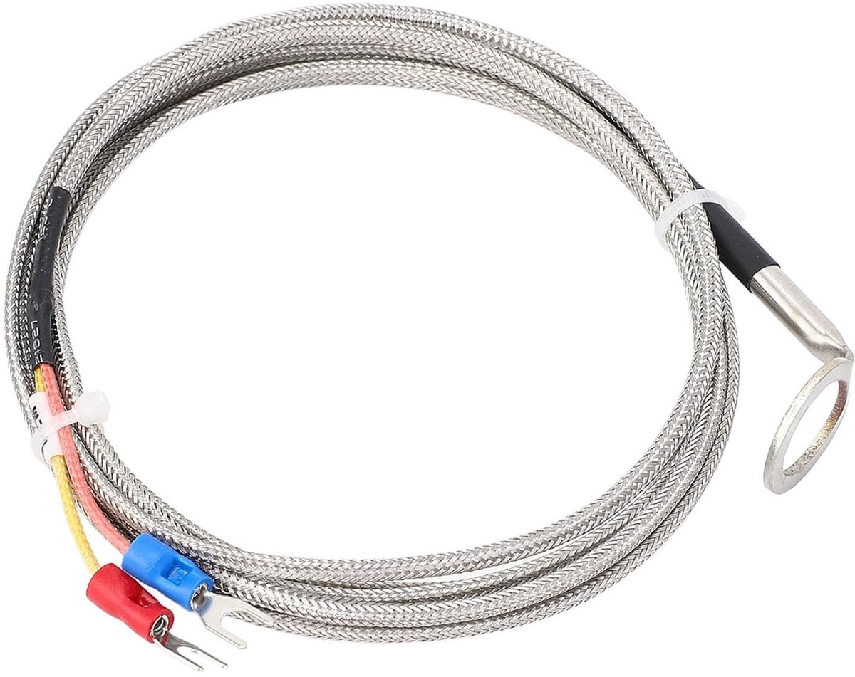 SnelShoppen - Accurate K-type Temperatuursensor Hoogwaardige Probe voor het Meten van Voertuigmotor Temperatuur van -40 tot +1000°C, Rvs Probe met U-v