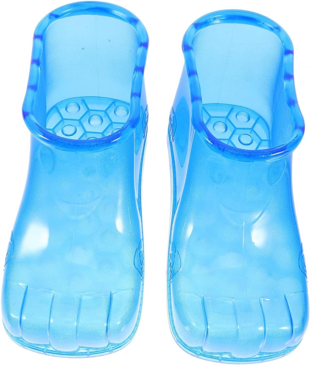 Voetbad Schoenen - Voetbadlaarzen Spa - Ontspannend Voetbad - Draagbaar PVC Ontwerp - 26 x 12.5 x 11 cm