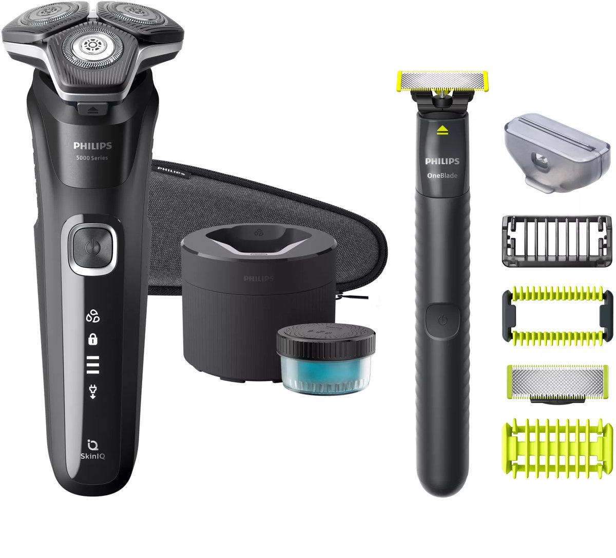 Philips SHAVER Series 5000 S5898/79 Elektrisch scheerapparaat voor nat en droog scheren