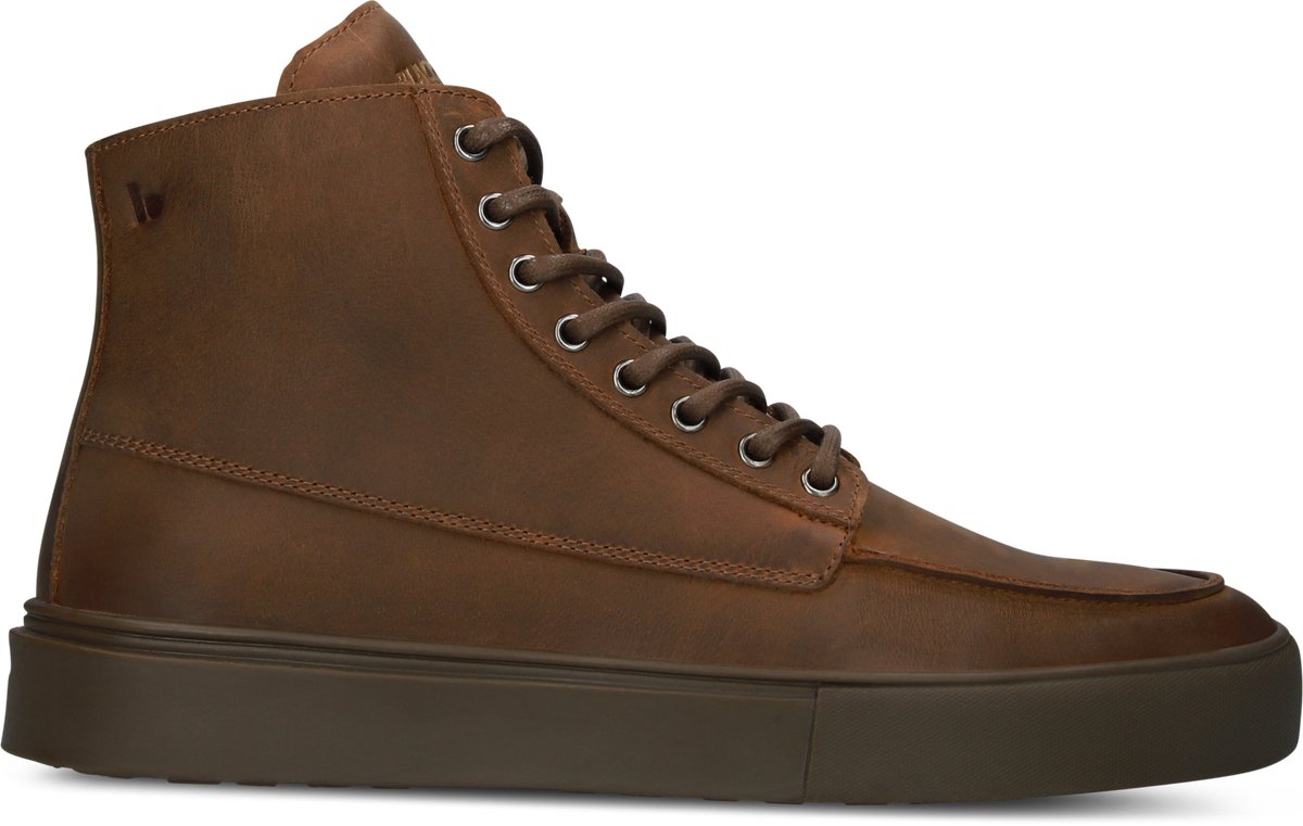 Blackstone RUBY EERO - ZIPPER - CG523 Tan - Sneaker (high) - Heren - Brown - Maat: 43