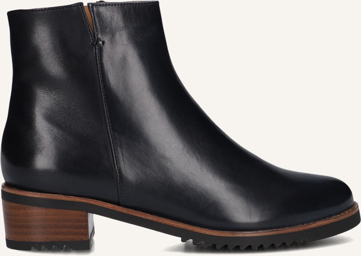 EVERYBODY Belport Enkellaarsjes - Enkelboots met rits - Dames - Blauw - Maat 35