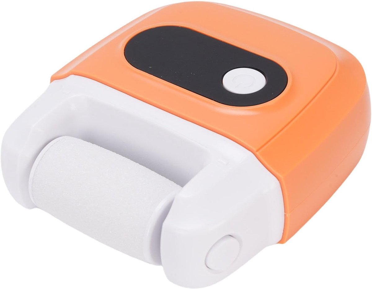 SnelShoppen - Elektrische Voeten Callus Verwijderaar - Oplaadbare Pedicure Tool voor Dode Huid, Cracked Heels, Thuis en Schoonheidssalon - Oranje