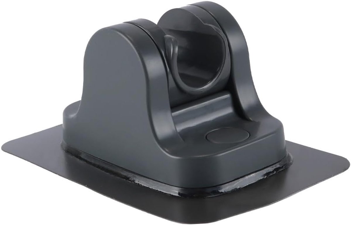 SnelShoppen - Universale Douchkop Bevestiging - Sterke Lijm - Geen Gereedschap Nodig - Compact 12x8x5cm - Neutraal Grijs - Geschikt voor Badkamer Douc