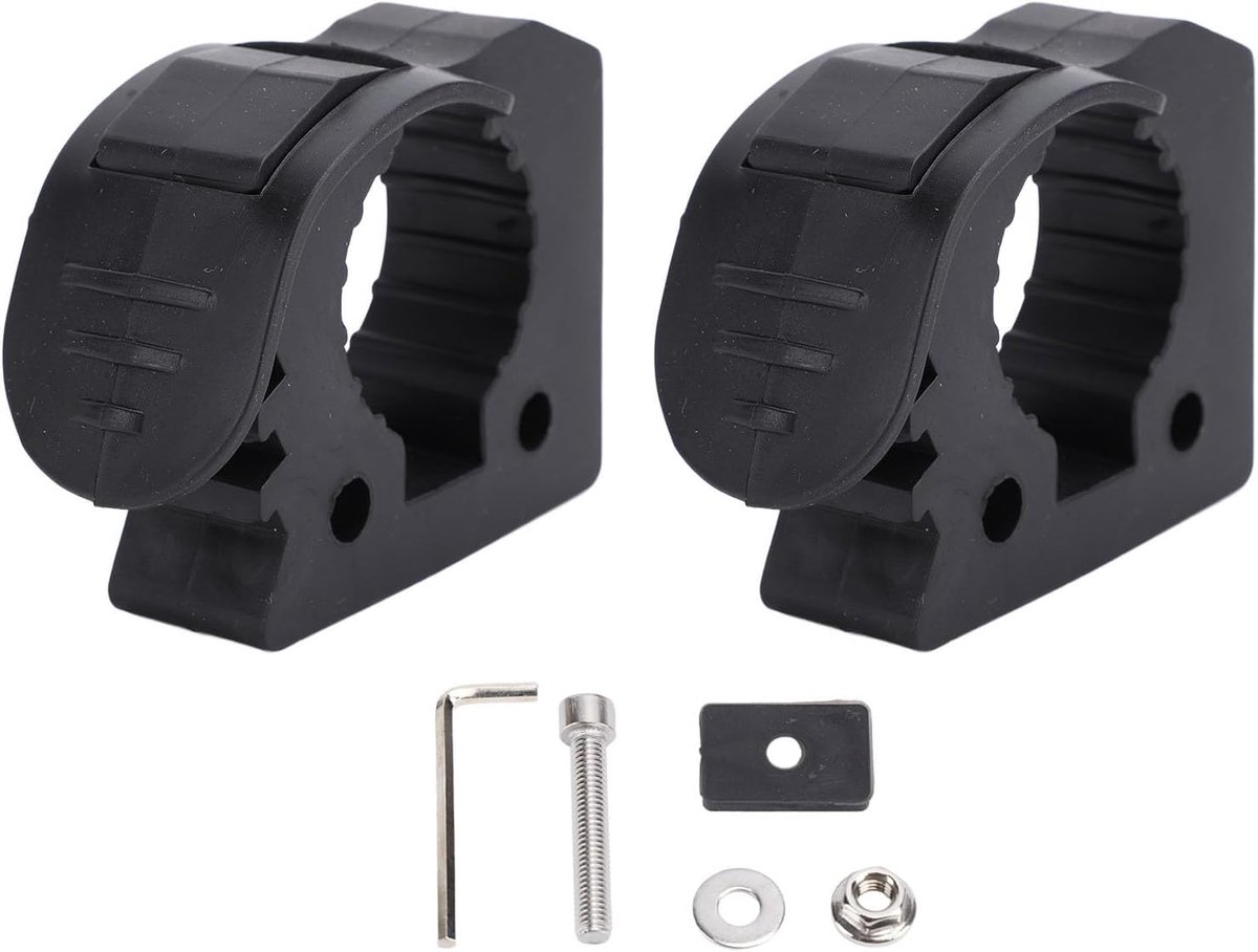 SnelShoppen - Shovel Holder Clamp Kit Snelle Ontgrendeling Rubber Klemmen Schep Houder Wandmontage Kit Auto Accessoires voor ATV UTV Vrachtwagen (Zwar