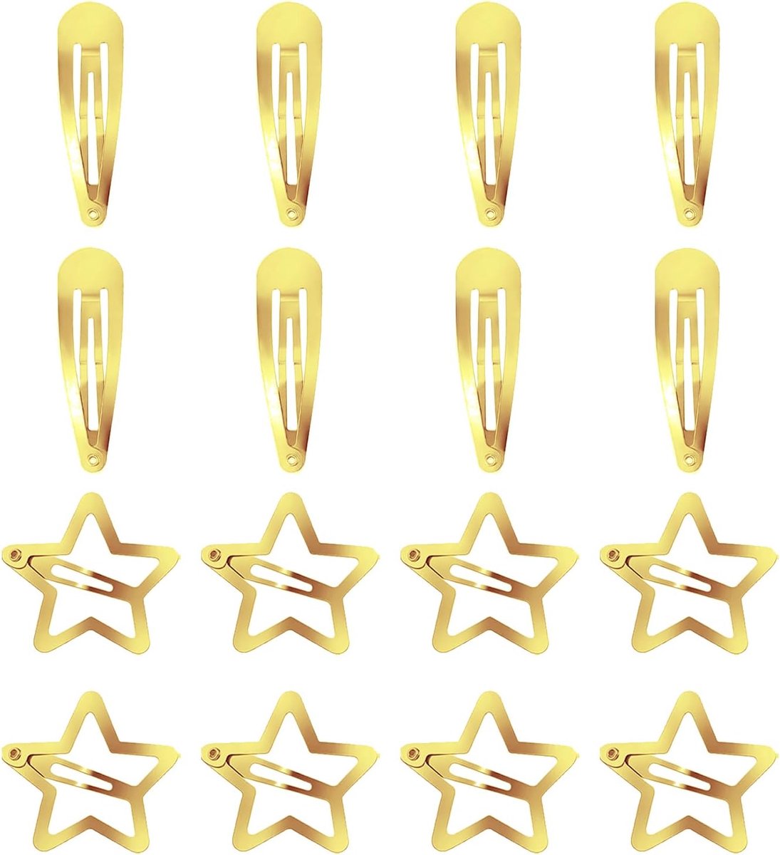 SnelShoppen - Haarspeld Zilver (Goud) - Elegante Haaraccessoire voor Feestjes en Dagelijks Gebruik - Perfect voor Alle Haartypes - Luxe Kleur en Desig