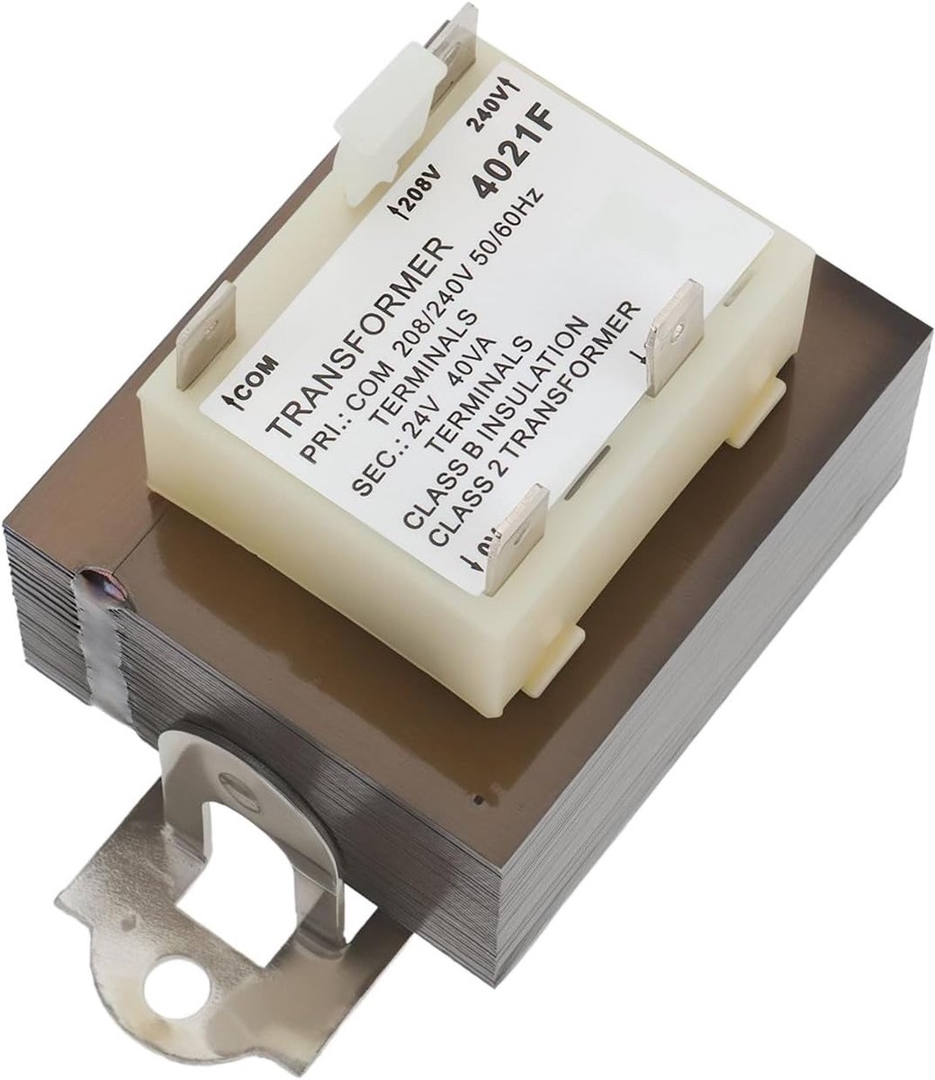 SnelShoppen - Transformator 40VA 240V naar 24V voor HVAC Oven - Geschikt voor Meerdere Toepassingen - Klasse B Isolatie - Multi Tap Voeding