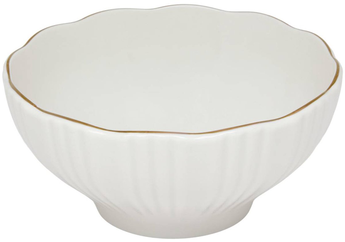 Bol Daphné D.15cm blanc
