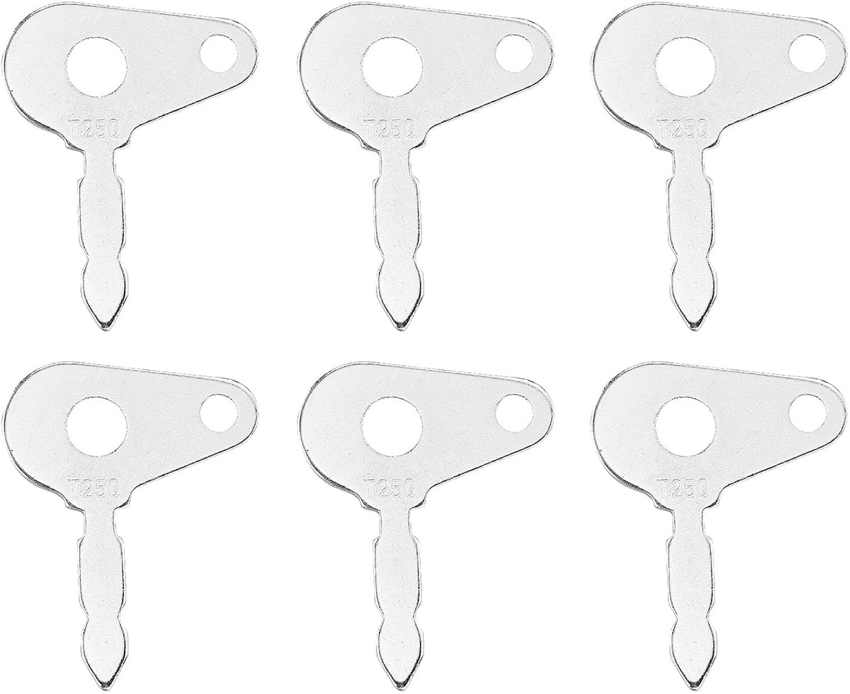 SnelShoppen - Set van 6 Steeksleutels, Universele Vervangsleutels, Vervangingscontactschakelaar voor Tractoren, Landbouwmachines, Zware Machines, Laad