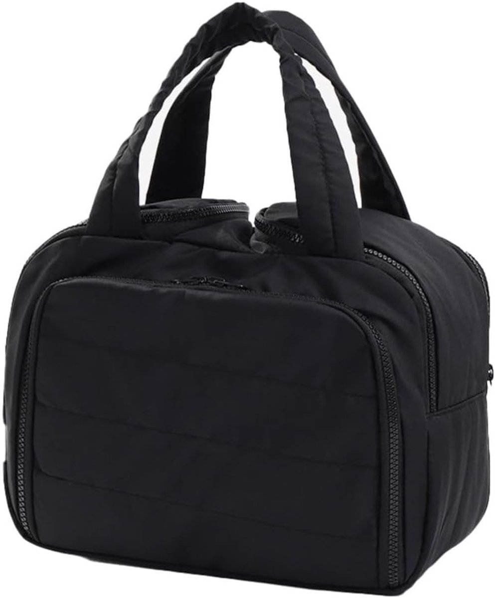 SnelShoppen - Reistas Toilettas Grote Capaciteit Make-up Tas met Handvatten en Compartimenten, PVC Gescheiden Nat/Droog Cosmetica Organizer voor Vrouw