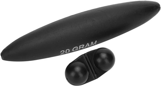 SnelShoppen - 5-Delige Drijvende Klassieke Vissersfloat, Draagbare EVA Meerval Floats met Bel, Hoogwaardige Zwarte Vissersaccessoires (20g) voor Alle van Snelshoppen — afbeelding 5