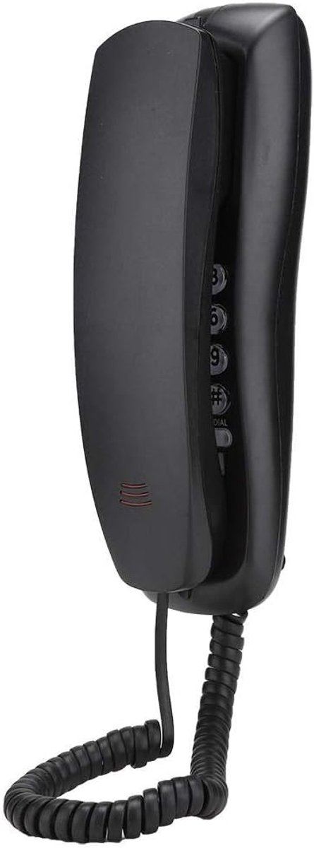 SnelShoppen - Lijngebonden telefoon, vaste telefoon voor bureau, met nachtlampje, harde muziek compatibel, draagbare kabel voor thuiskantoor