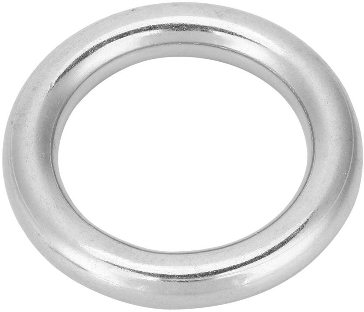 SnelShoppen - Rvs O Ringen 304 Voor Boot Marine 12 * 50mm Geleverd als 3 Stuks - Waterdichte Gehard Stalen Ringen voor Duiken en Watersport