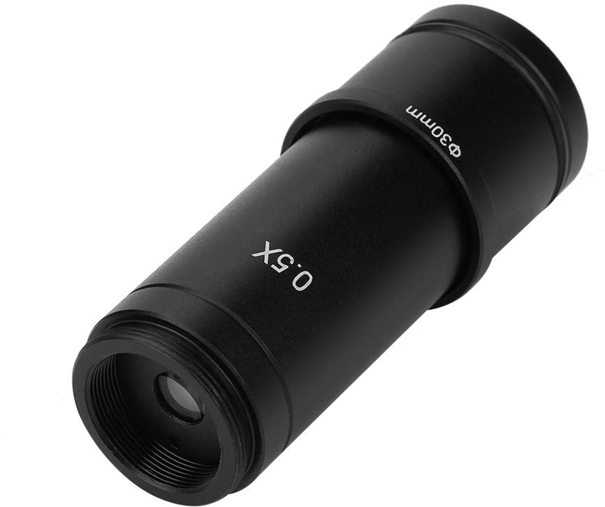SnelShoppen - Microscoop Adapter 0.5× C-mount Lens Adapter 23.2mm, 30mm, 30.5mm voor CCD Camera en Digitale Oculair - Hoogwaardige Materialen, Blauw A