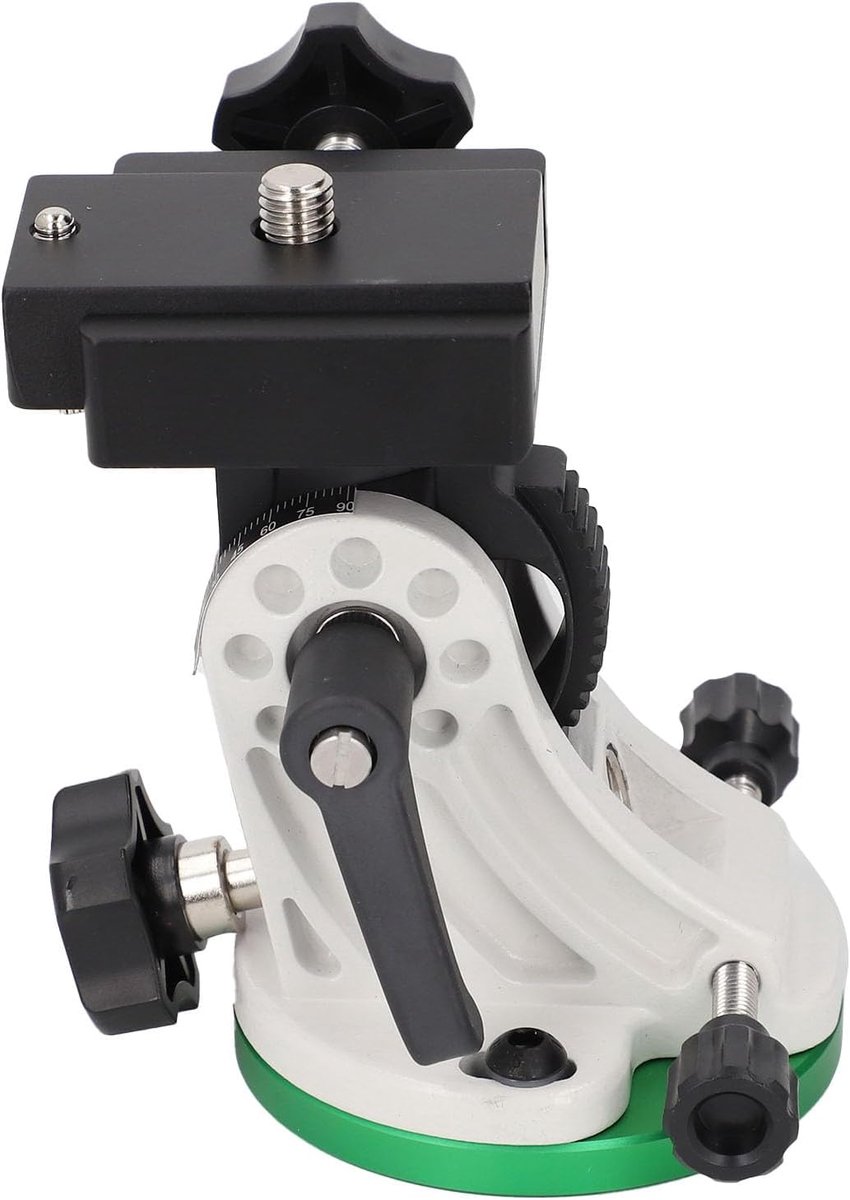 SnelShoppen - Bediffer Equatoriale Telecopenhouder Vervanging - Stevige Aluminium Houder voor Sterrenkijkers - Verstelbare 90° Hoek voor Astrofotograf