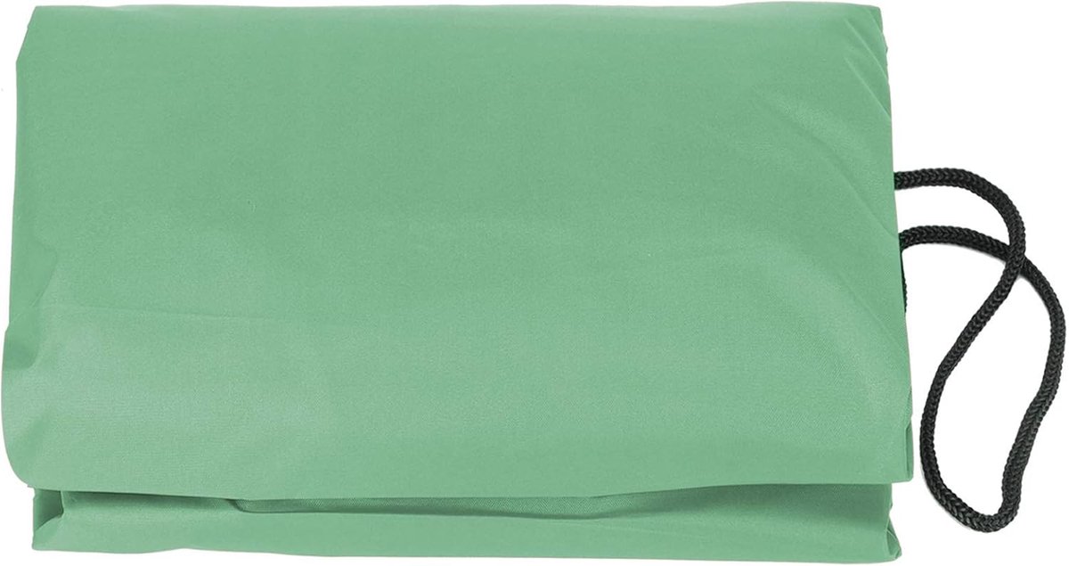 SnelShoppen - Vierkante zwembadhoes voor zandbak, waterdichte cover voor tuin en achtertuin, 200 x 200 x 20 cm, groen, UV-bestendig, ademend polyester
