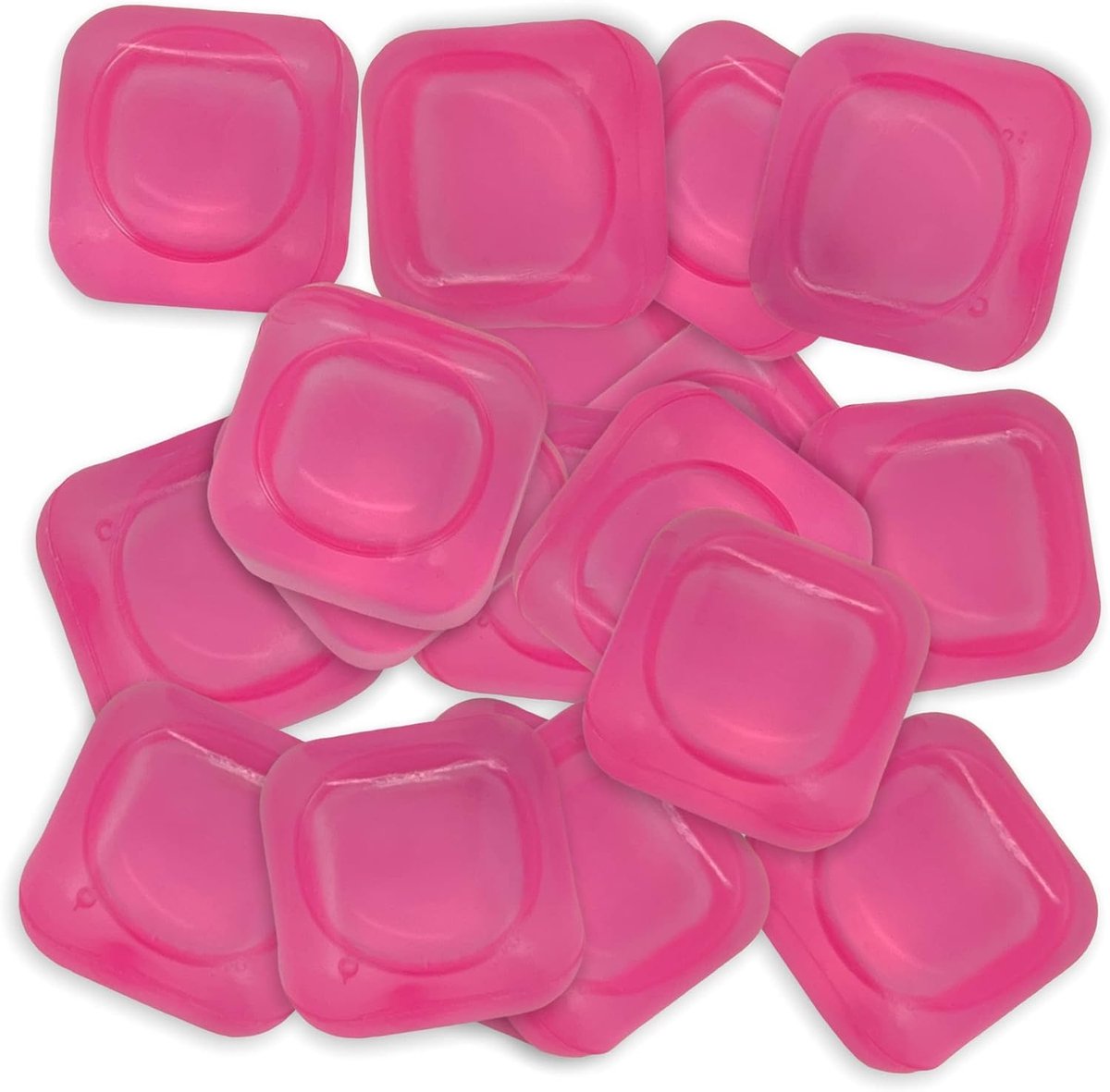 SnelShoppen - Permanente IJsblokjes voor Koelen van Dranken (18 Stuks Set Roze IJsblokjes) - Perfect voor Feestjes, Barbecues en Tuin