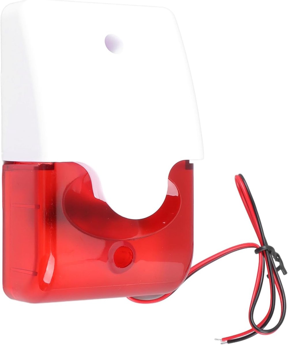 SnelShoppen - Bedrade Alarm Strobe Indicator Hoorn Flash Geluid Sirene 220V voor Thuisbeveiligingssysteem