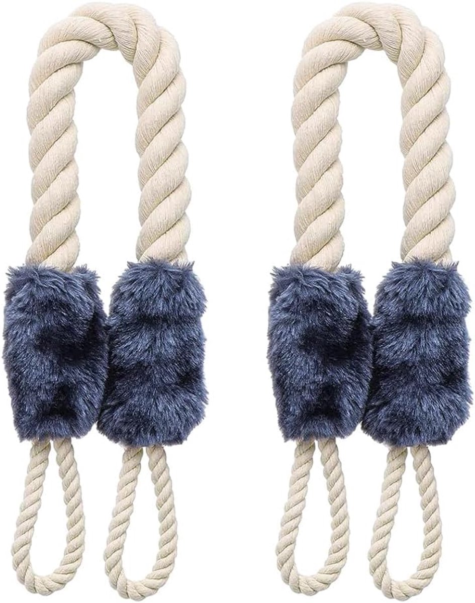 SnelShoppen - Deurhendel Stopper Set van 2, Deur Klem Beveiliging, Veiligheid voor Huisdieren, Bescherming tegen Botsingen, Hoogwaardige Zachte Fluff