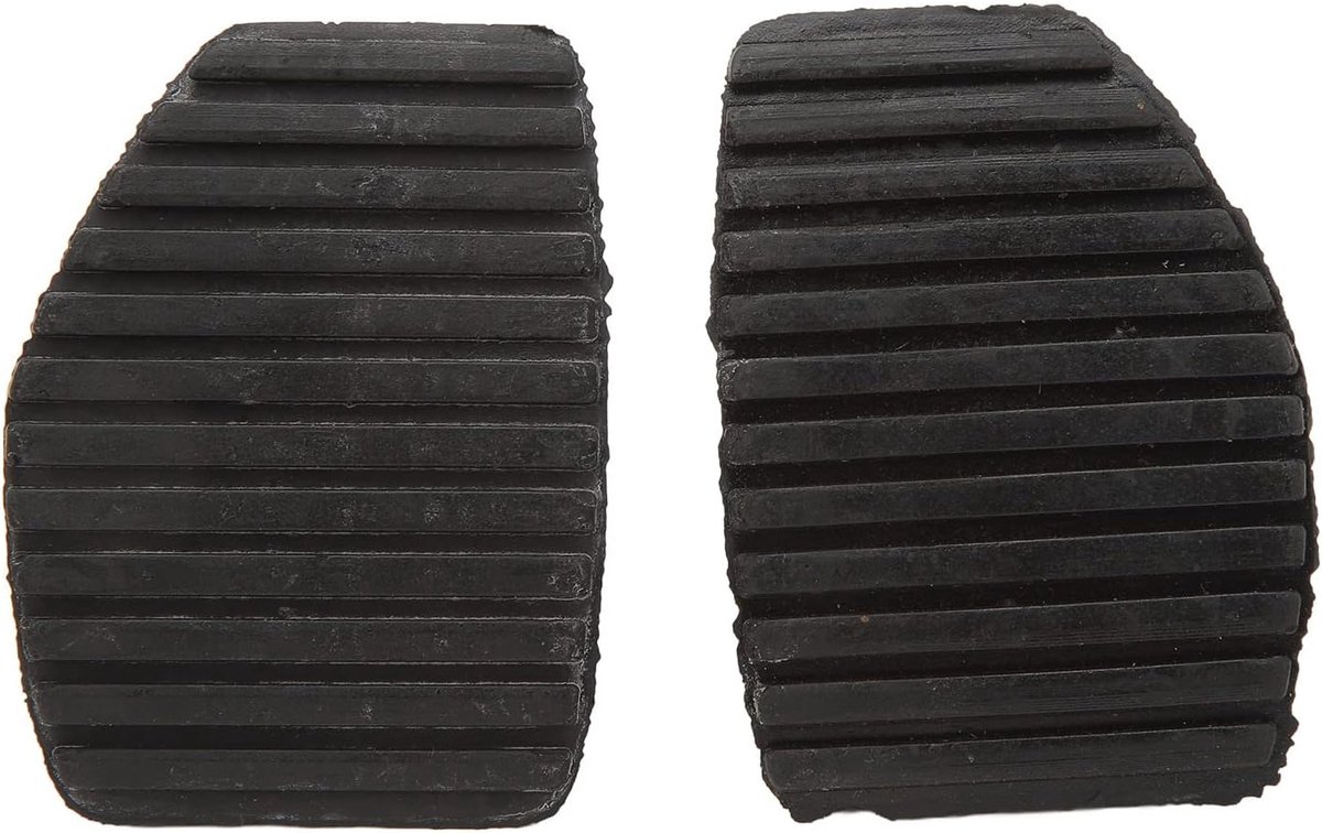 SnelShoppen - Rem en Koppeling Pedal Pad Cover Set, 1 Paar Rubber Pedalen Voor Citroën C3, 807, 307, 1007, 406, 508, Verbeter Rijveiligheid