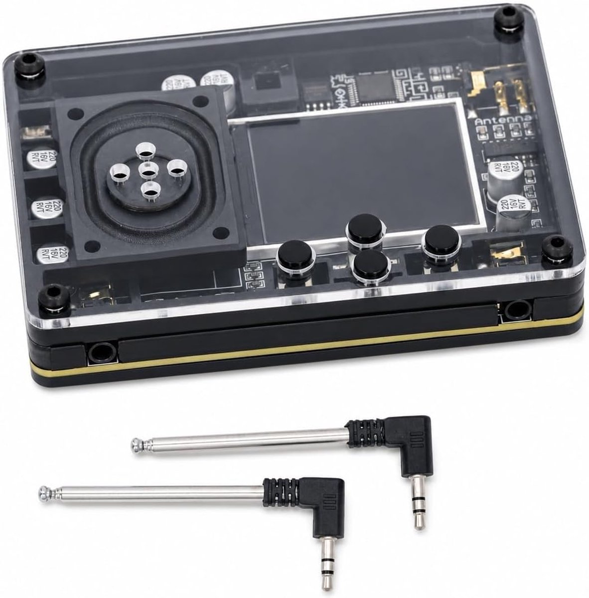 SnelShoppen - Mini Theremin Muzikaal Elektronisch Creatief Instrument met Schermweergave, Interactief Muziek Speelgoed voor Kinderen en Volwassenen, P